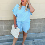 Coastal Ease Textured Knit Set - The Pink Pineapple 850