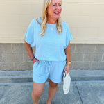 Coastal Ease Textured Knit Set - The Pink Pineapple 850