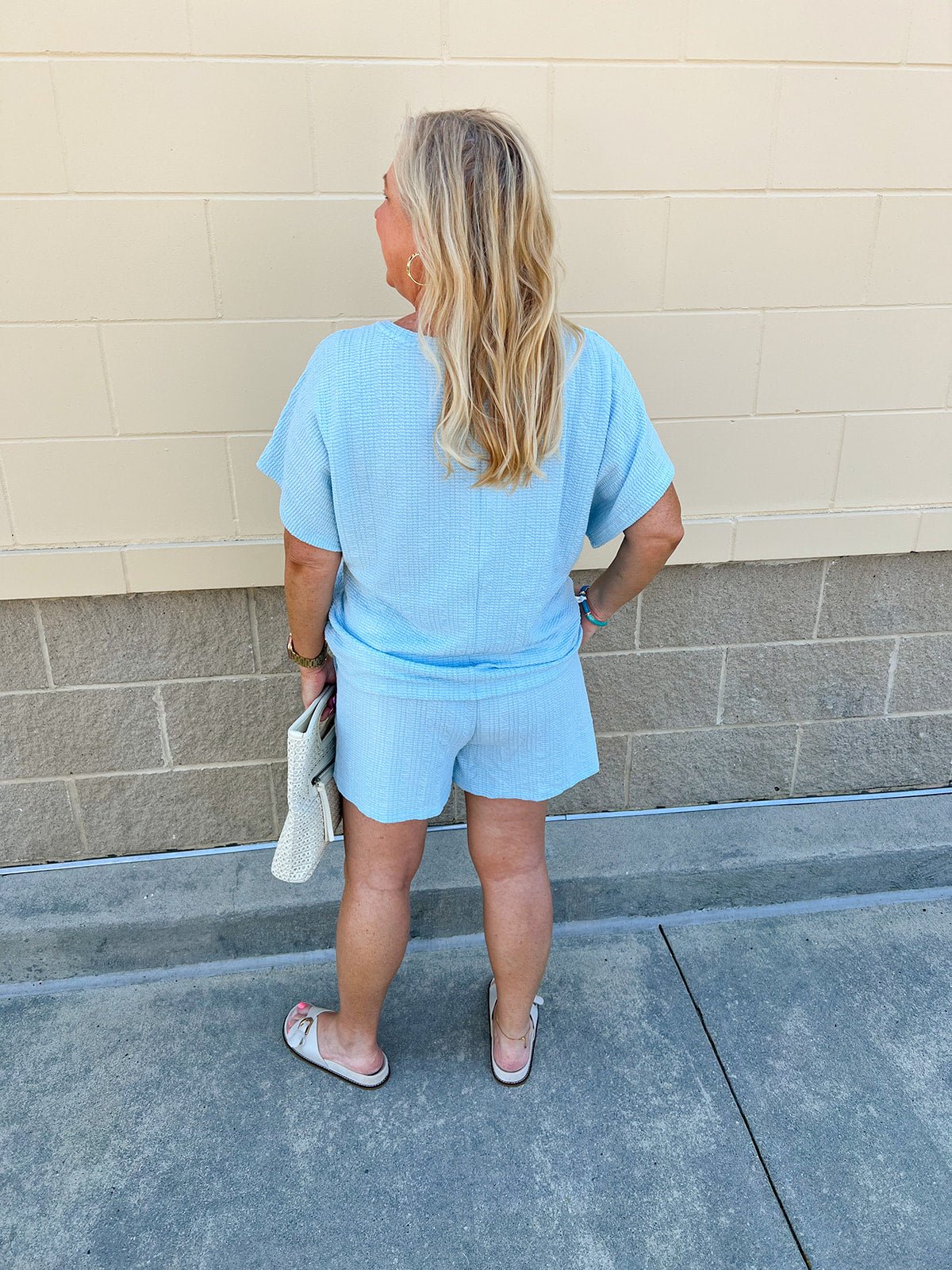Coastal Ease Textured Knit Set - The Pink Pineapple 850