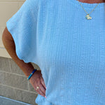 Coastal Ease Textured Knit Set - The Pink Pineapple 850