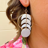 Coastal Glow Mother of Pearl Earrings - The Pink Pineapple 850