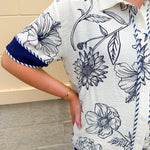 Coastal Ink Floral Set - The Pink Pineapple 850