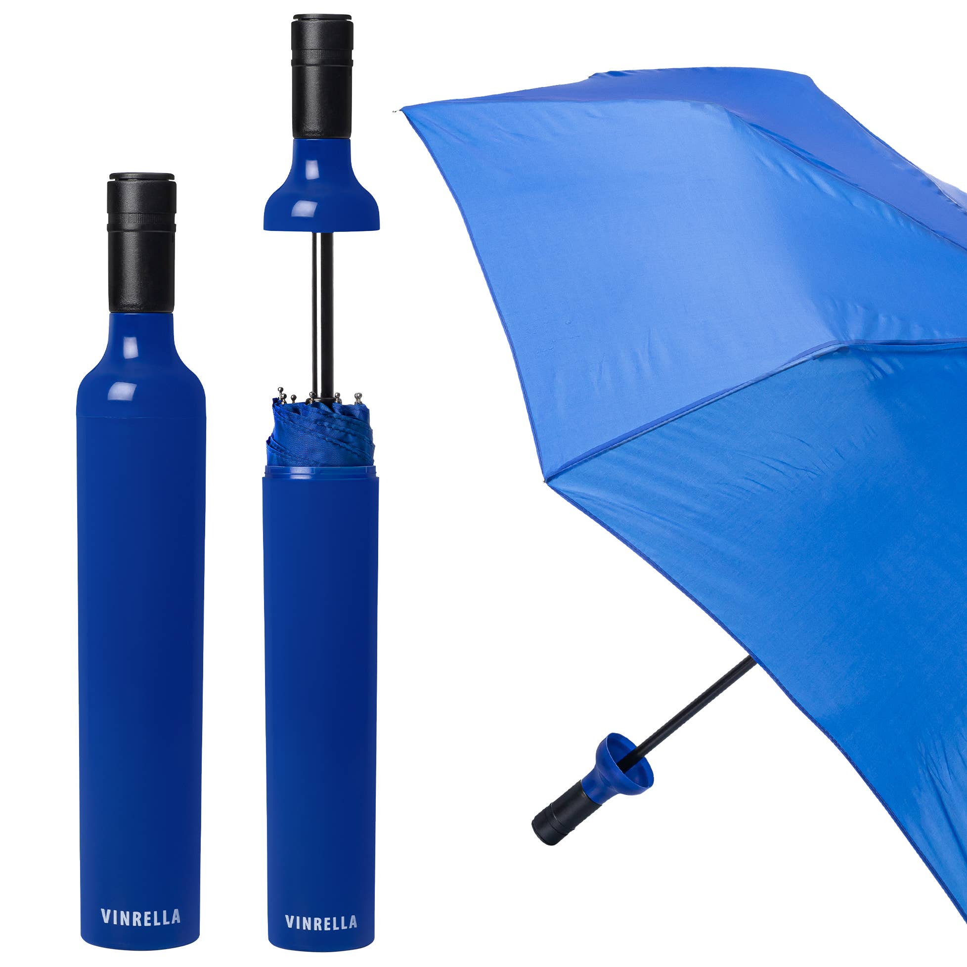 Cobalt Blue Bottle Umbrella - The Pink Pineapple 850