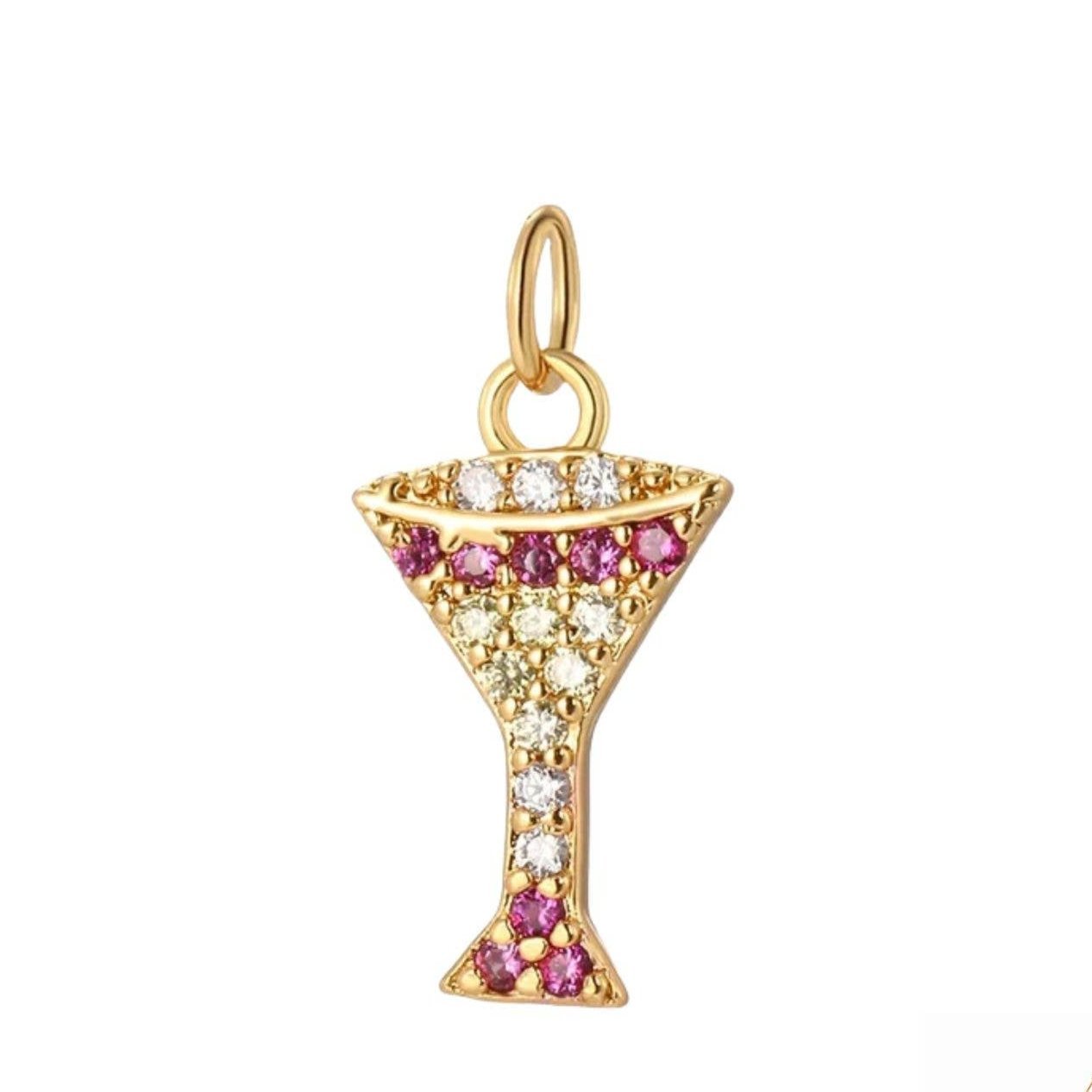 Cocktail Charm - The Pink Pineapple 850