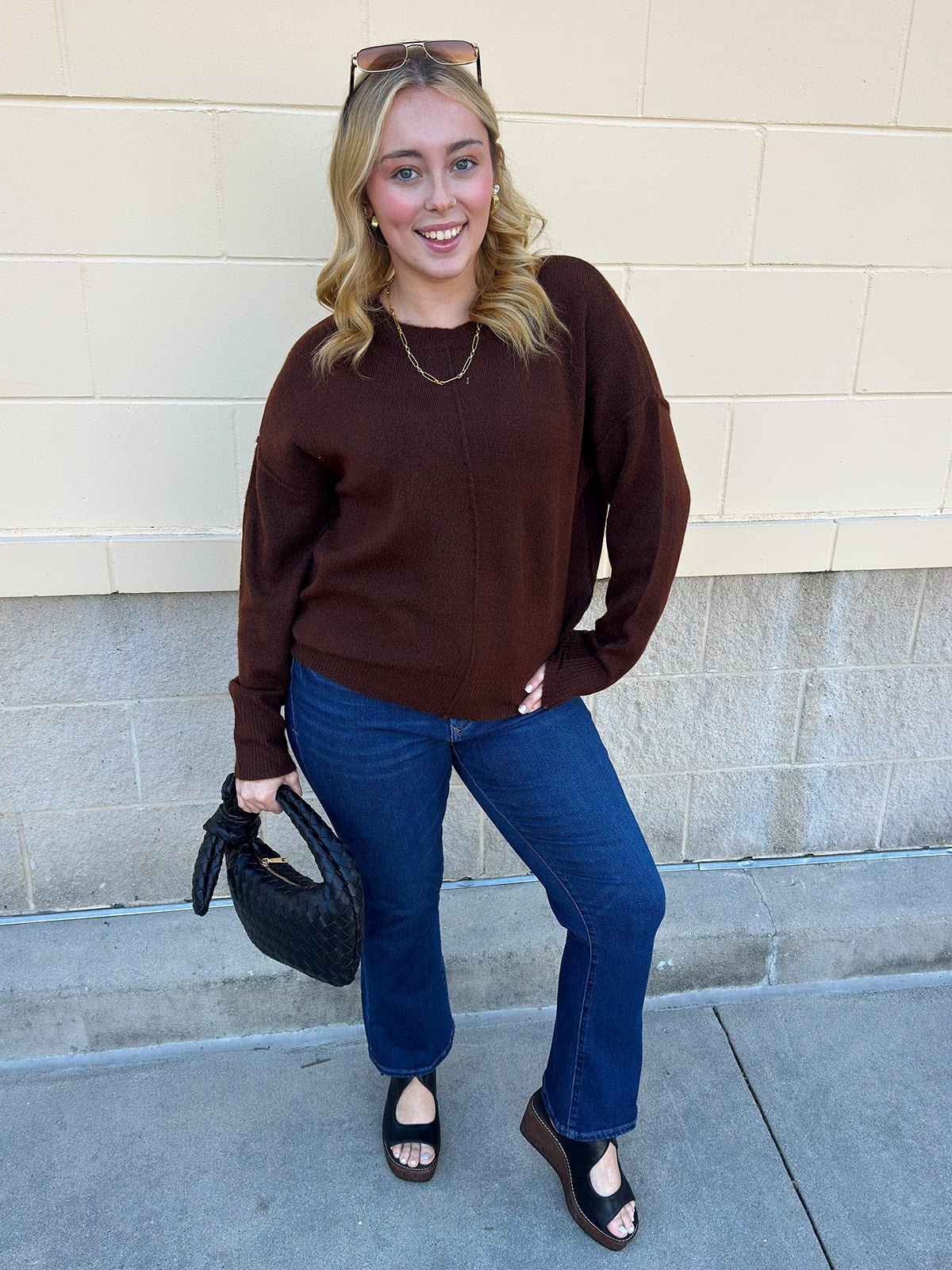 Cocoa Comfort Knit Sweater - The Pink Pineapple 850