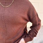 Cocoa Comfort Knit Sweater - The Pink Pineapple 850