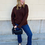 Cocoa Comfort Knit Sweater - The Pink Pineapple 850