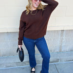 Cocoa Comfort Knit Sweater - The Pink Pineapple 850