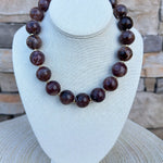 Cocoa Crush Beaded Necklace - The Pink Pineapple 850