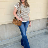 Cocoa Hour Knit Top - The Pink Pineapple 850