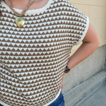 Cocoa Hour Knit Top - The Pink Pineapple 850