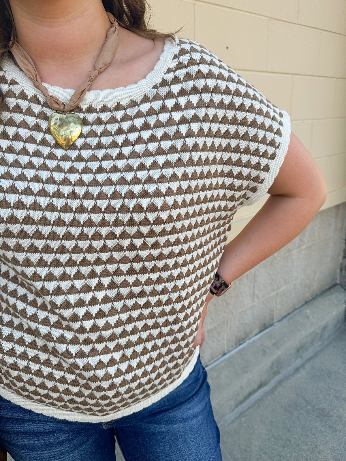 Cocoa Hour Knit Top - The Pink Pineapple 850