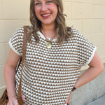 Cocoa Hour Knit Top - The Pink Pineapple 850