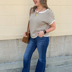 Cocoa Hour Knit Top - The Pink Pineapple 850