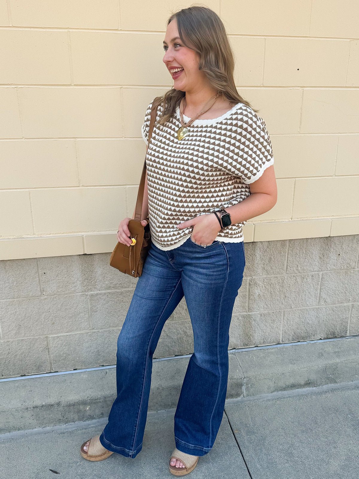 Cocoa Hour Knit Top - The Pink Pineapple 850