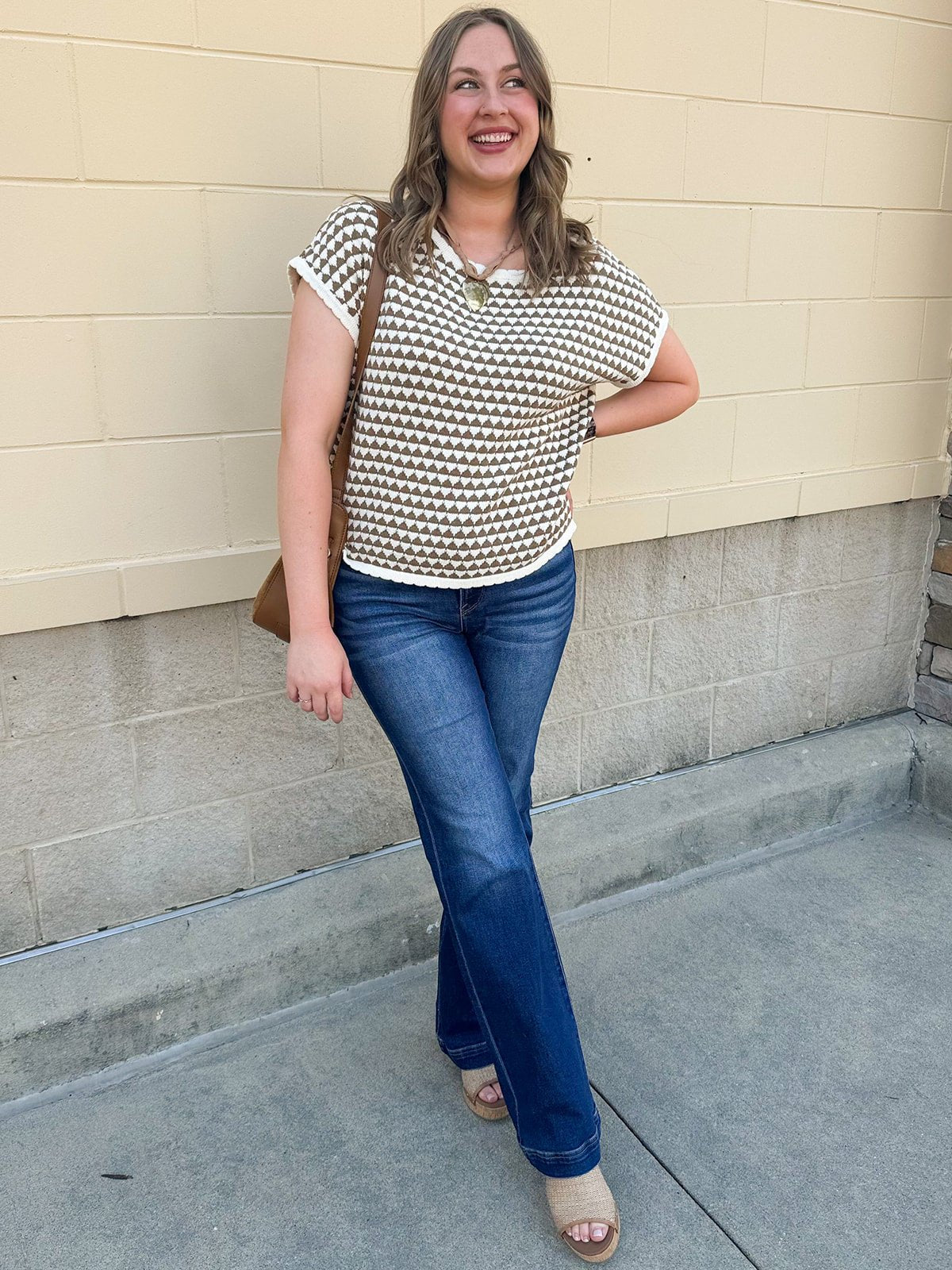 Cocoa Hour Knit Top - The Pink Pineapple 850