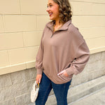 Cocoa Sands Half - Zip - The Pink Pineapple 850