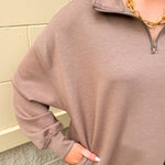 Cocoa Sands Half - Zip - The Pink Pineapple 850