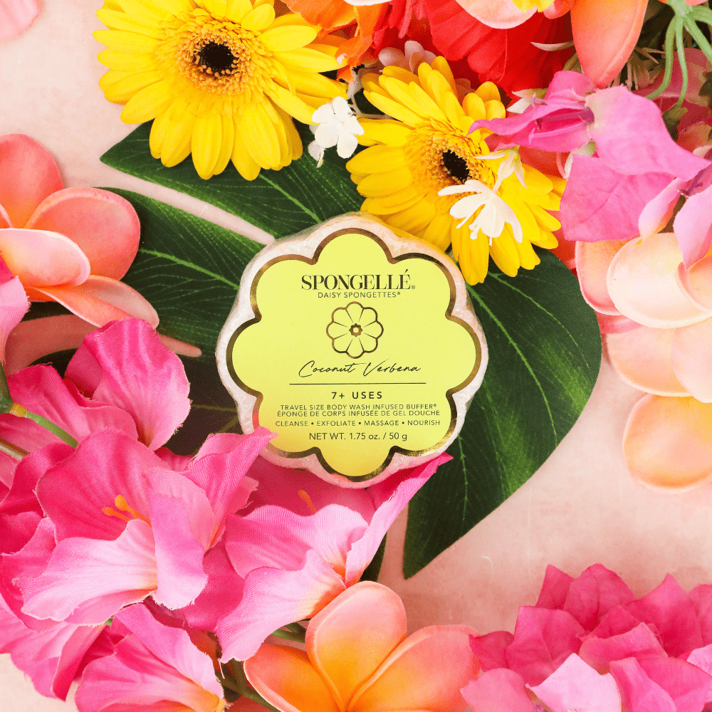 Coconut Verbena Daisy Spongette - The Pink Pineapple 850