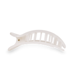 Coconut White Large Flat Round Clip - The Pink Pineapple 850