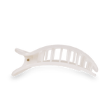 Coconut White Large Flat Round Clip - The Pink Pineapple 850