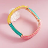 Color Pop Squares Bracelet – Multicolor - The Pink Pineapple 850