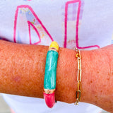 Color Pop Squares Bracelet – Multicolor - The Pink Pineapple 850