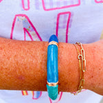 Color Pop Squares Stretch Bracelet – Blue Mix - The Pink Pineapple 850