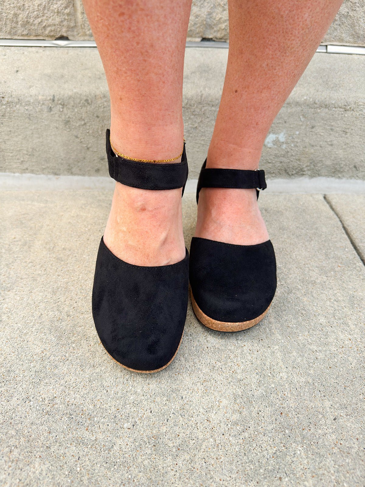 [Corkys] All In Black Wedges - The Pink Pineapple 850