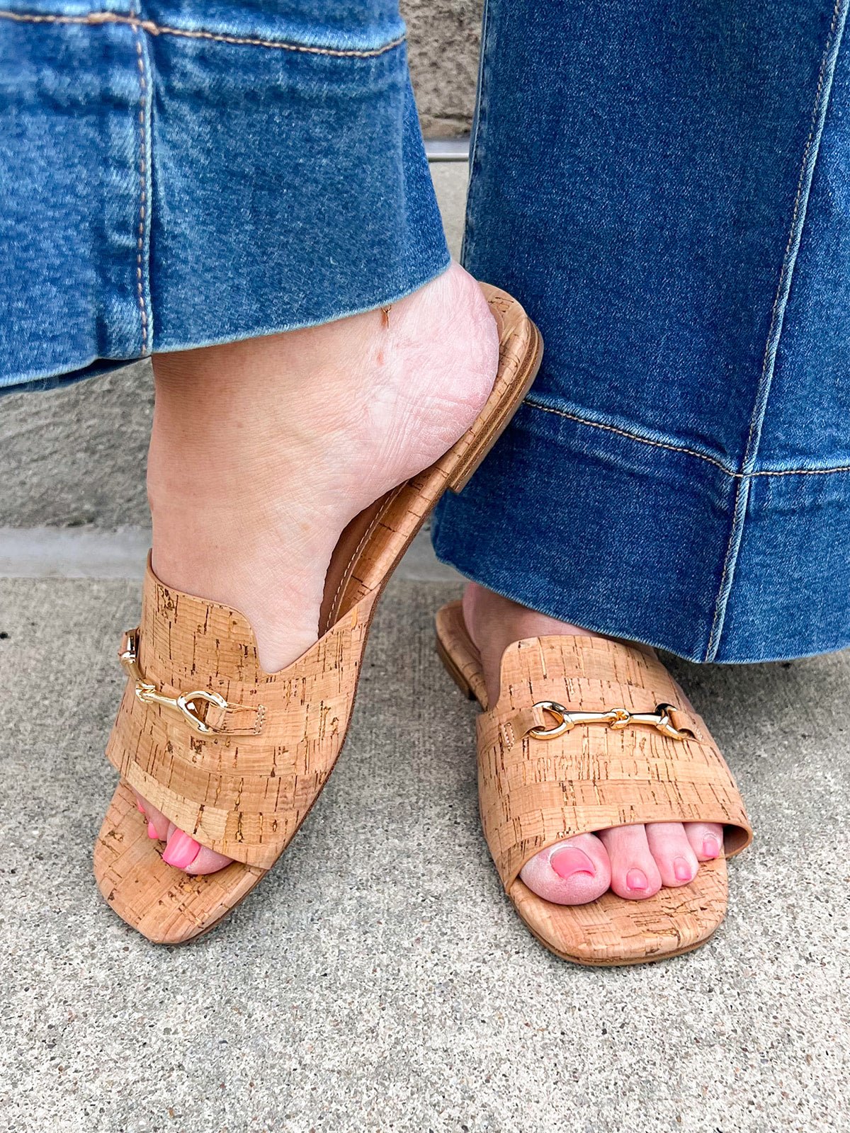 [Corkys] Bit of A Breeze Cork Flats - The Pink Pineapple 850