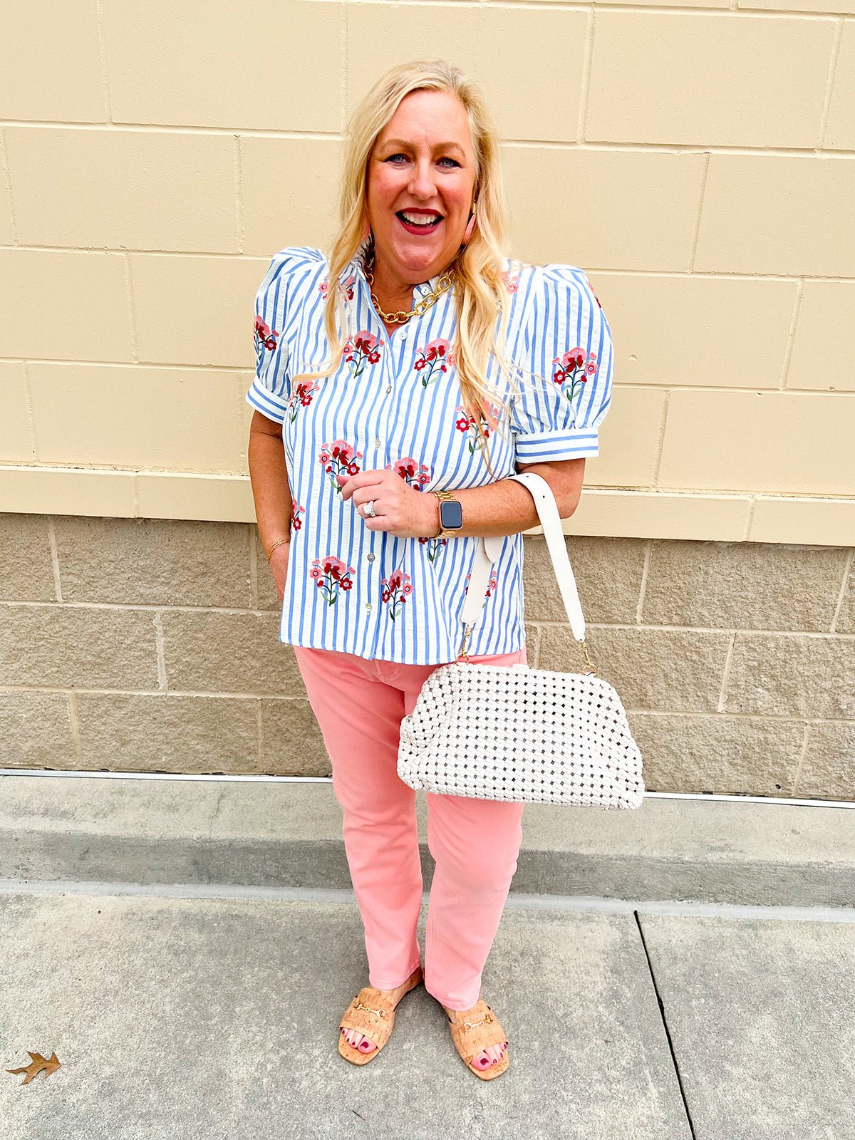 [Corkys] Bit of A Breeze Cork Flats - The Pink Pineapple 850