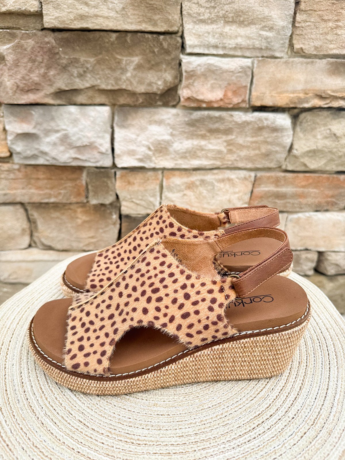 [Corkys] Carley Wedges in Mini Cheetah - The Pink Pineapple 850