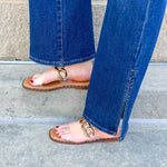 [Corkys] Catch Flights Not Feelings Sandals in Deep Brown - The Pink Pineapple 850