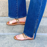 [Corkys] Catch Flights Not Feelings Sandals in Deep Brown - The Pink Pineapple 850