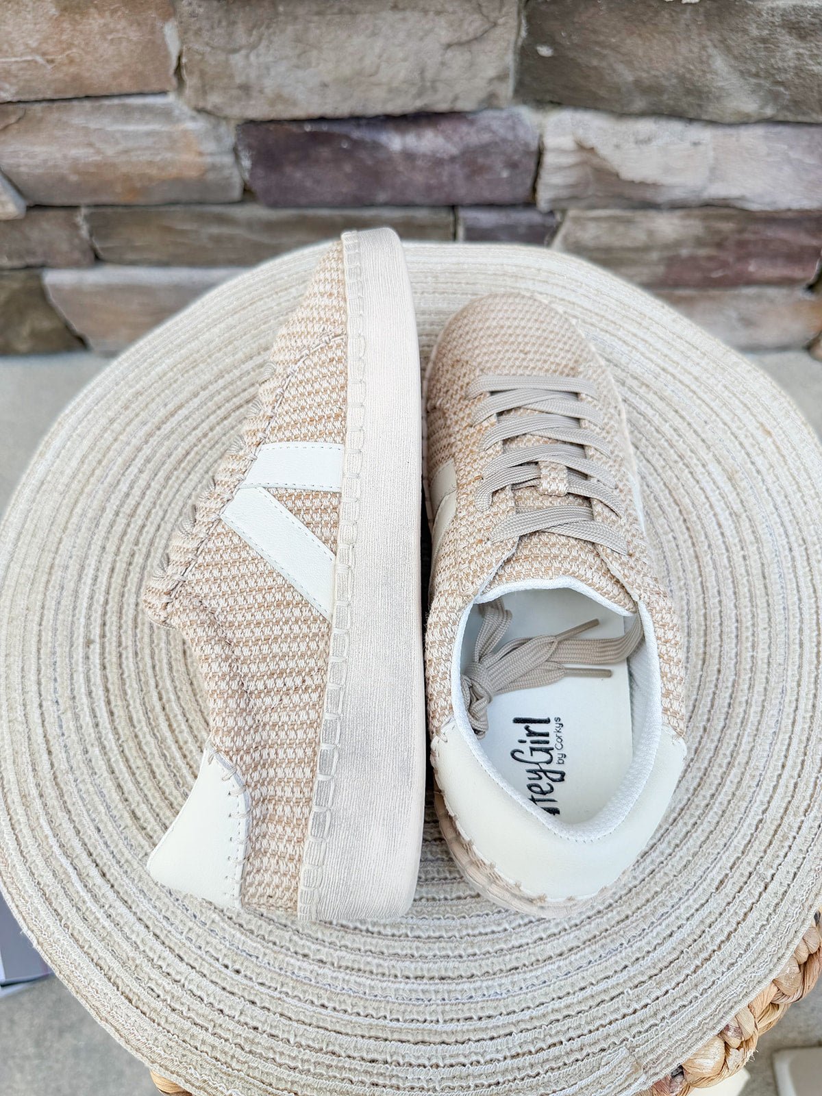 [Corkys] Friend Zone Sneakers in White Combo - The Pink Pineapple 850