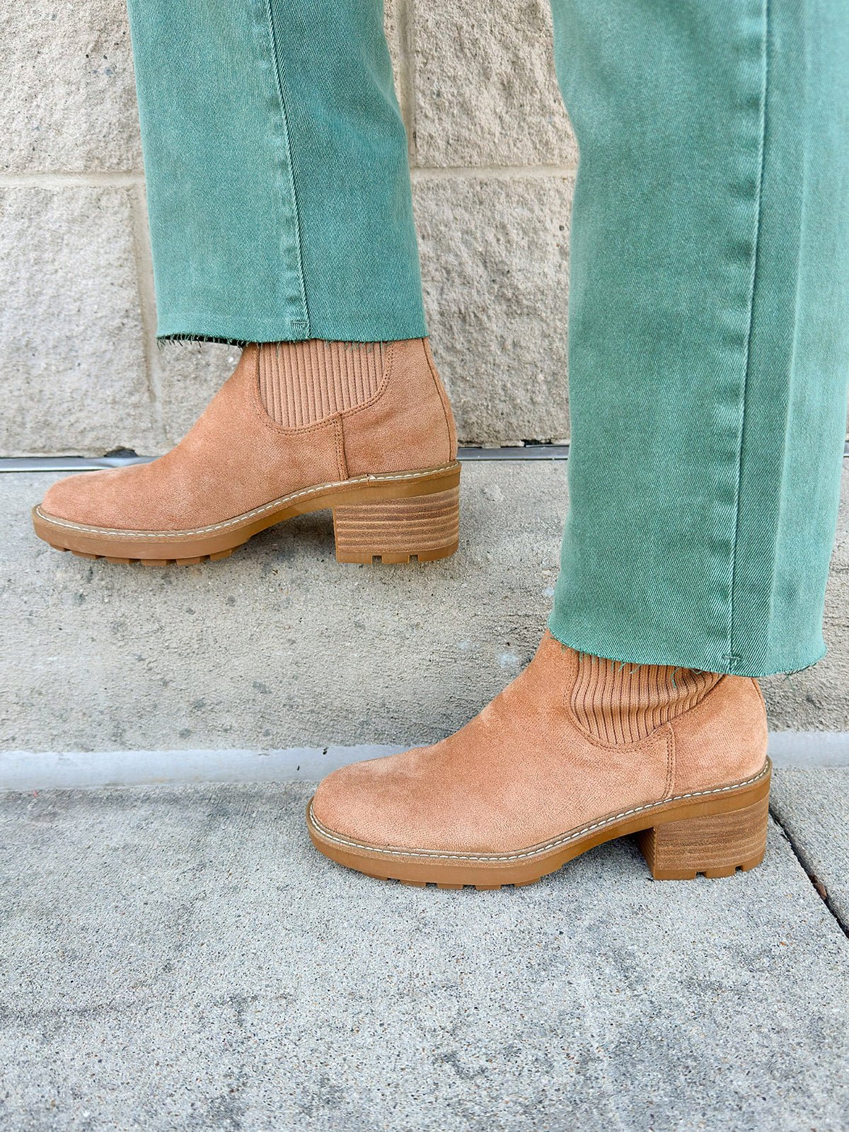 [Corkys] Goodness Gracious Boots in Faux Suede - The Pink Pineapple 850