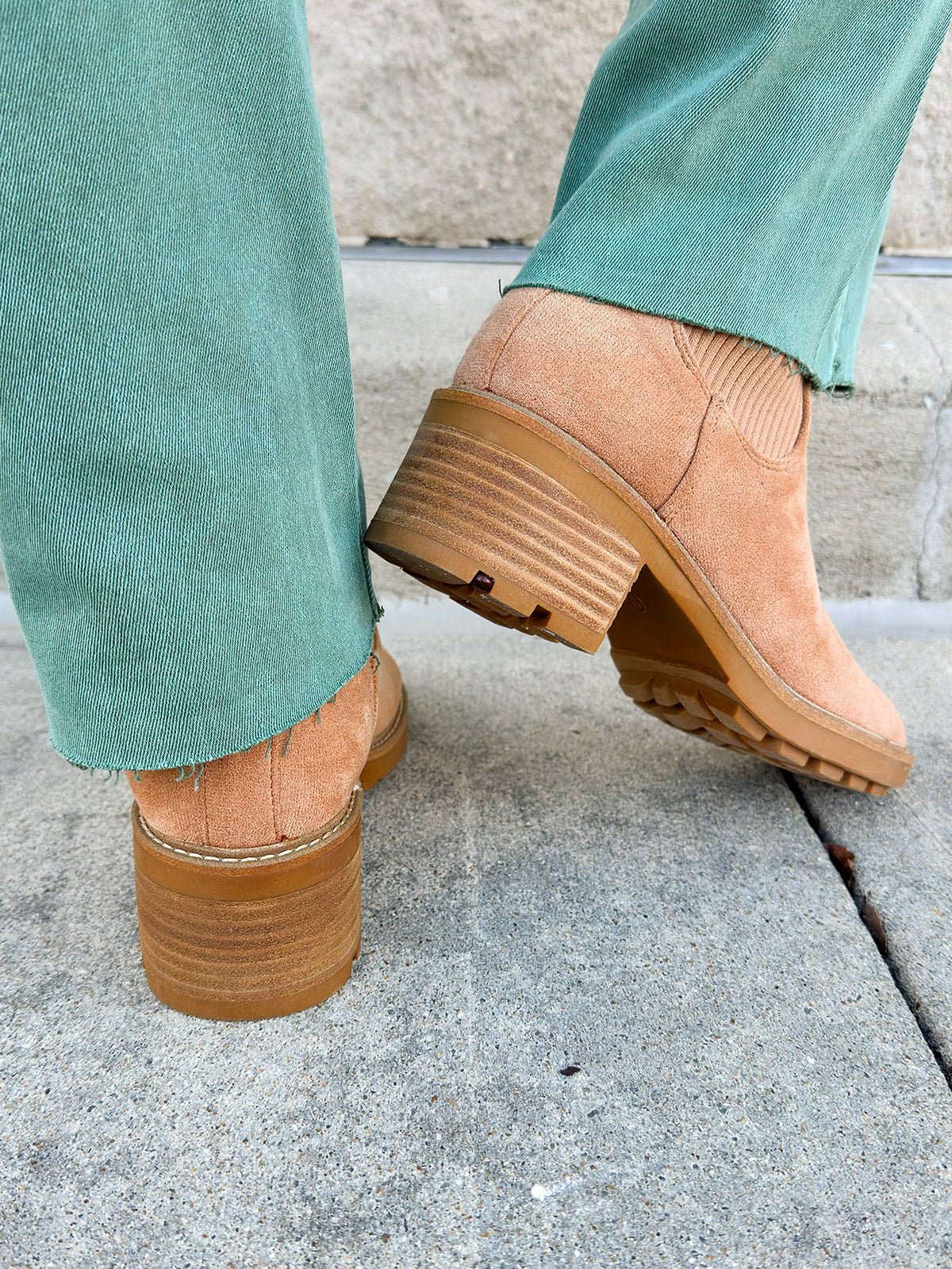 [Corkys] Goodness Gracious Boots in Faux Suede - The Pink Pineapple 850