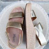 [Corkys] Heatwave Sandals in Gold - The Pink Pineapple 850