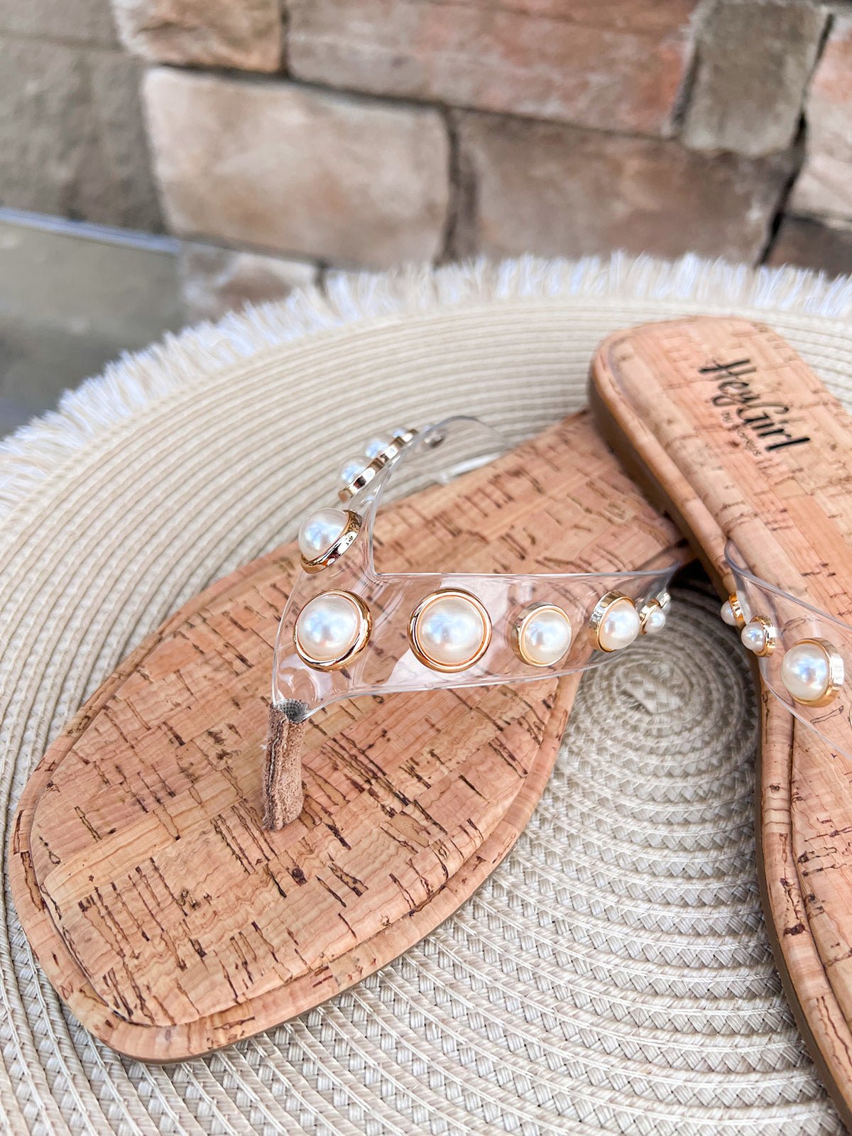 [Corkys] Jump In Flip Flop Sandals in Clear - The Pink Pineapple 850