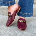 [Corkys] Keepsake Burgundy Mules - The Pink Pineapple 850