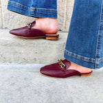 [Corkys] Keepsake Burgundy Mules - The Pink Pineapple 850