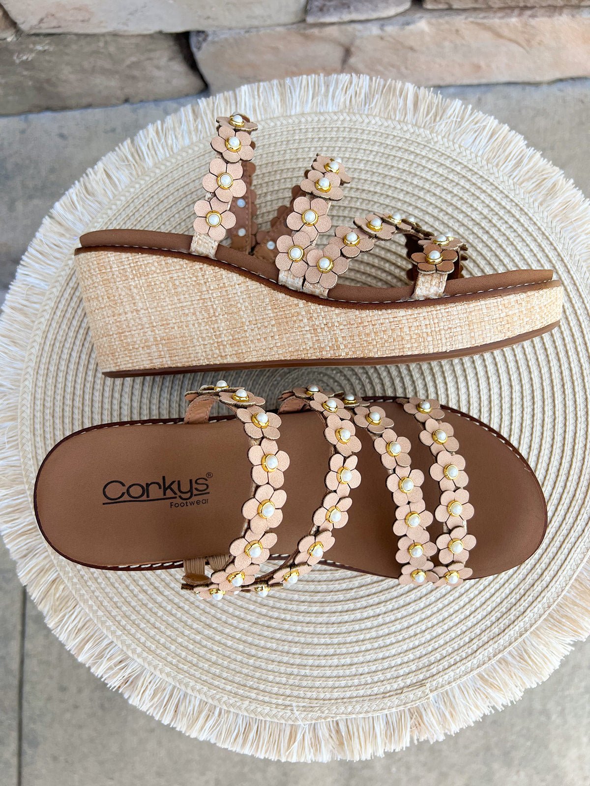 [Corkys] Let’s Be Friends Wedges - The Pink Pineapple 850