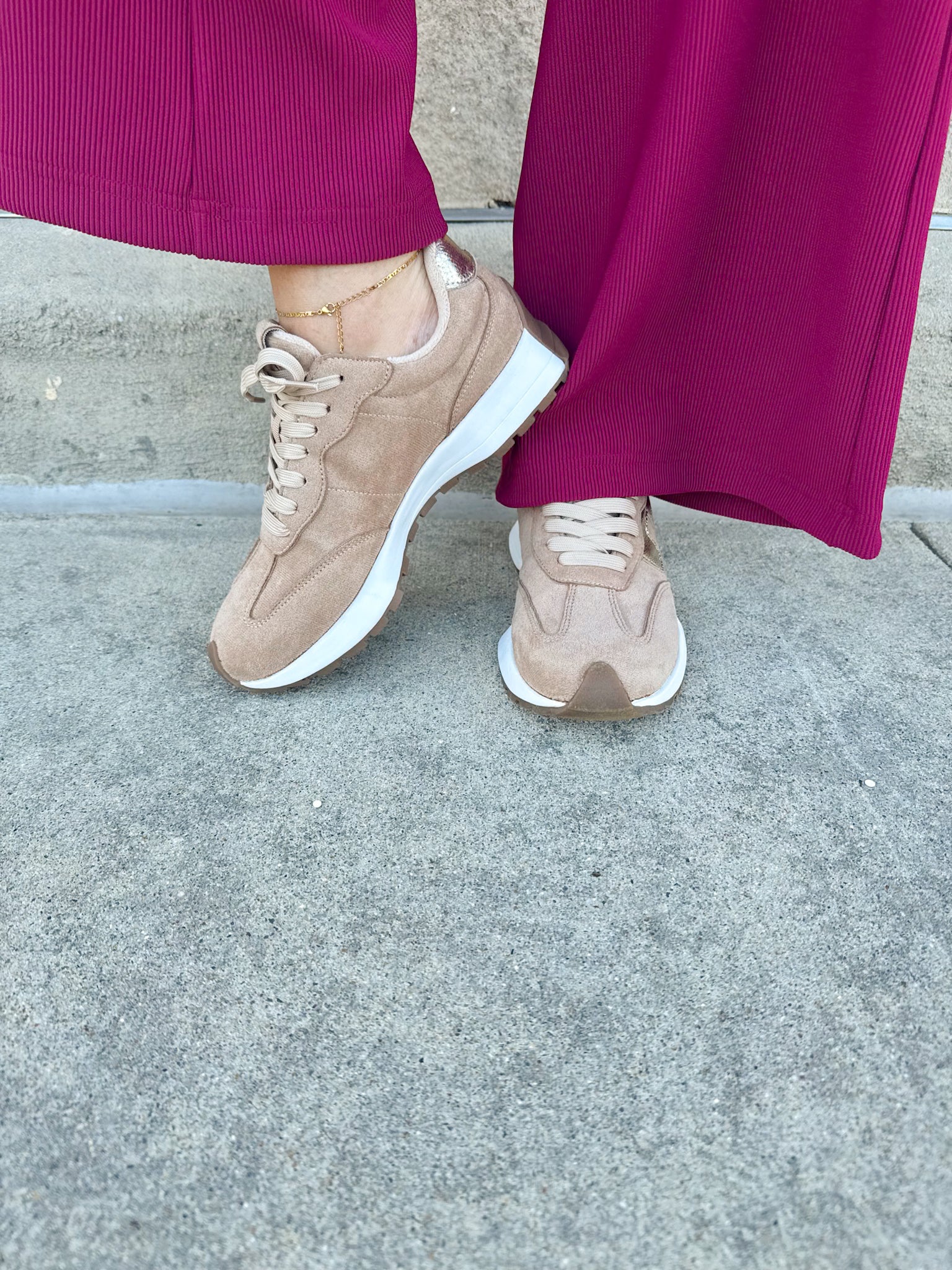 [Corkys] No Prob Camel Sneakers - The Pink Pineapple 850