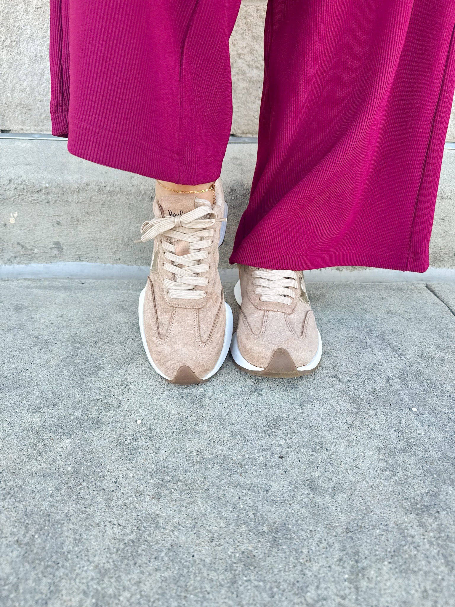 [Corkys] No Prob Camel Sneakers - The Pink Pineapple 850