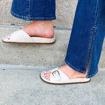[Corkys] Passport Flats in Ivory - The Pink Pineapple 850