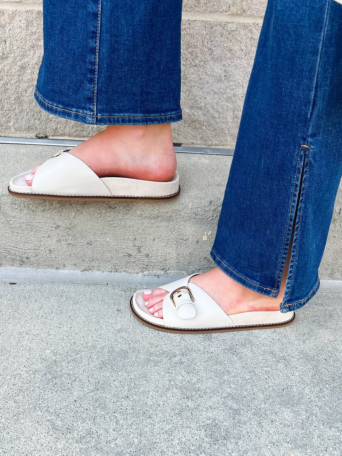 [Corkys] Passport Flats in Ivory - The Pink Pineapple 850