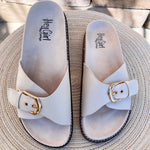 [Corkys] Passport Flats in Ivory - The Pink Pineapple 850