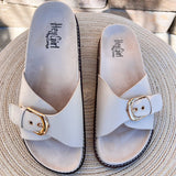 [Corkys] Passport Flats in Ivory - The Pink Pineapple 850