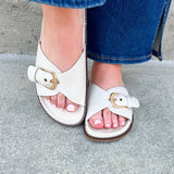 [Corkys] Passport Flats in Ivory - The Pink Pineapple 850