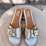 [Corkys] Pick Me Up Sandals in Gold - The Pink Pineapple 850